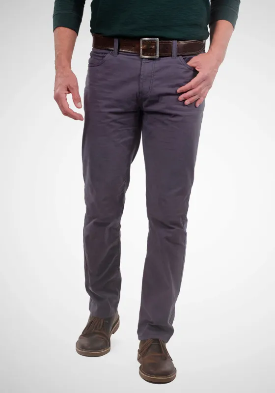 5 Pocket Pants - Athletic Fit Stretch Cotton/Nylon Canvas with Airotec® Performance sold by Tailor Vintage