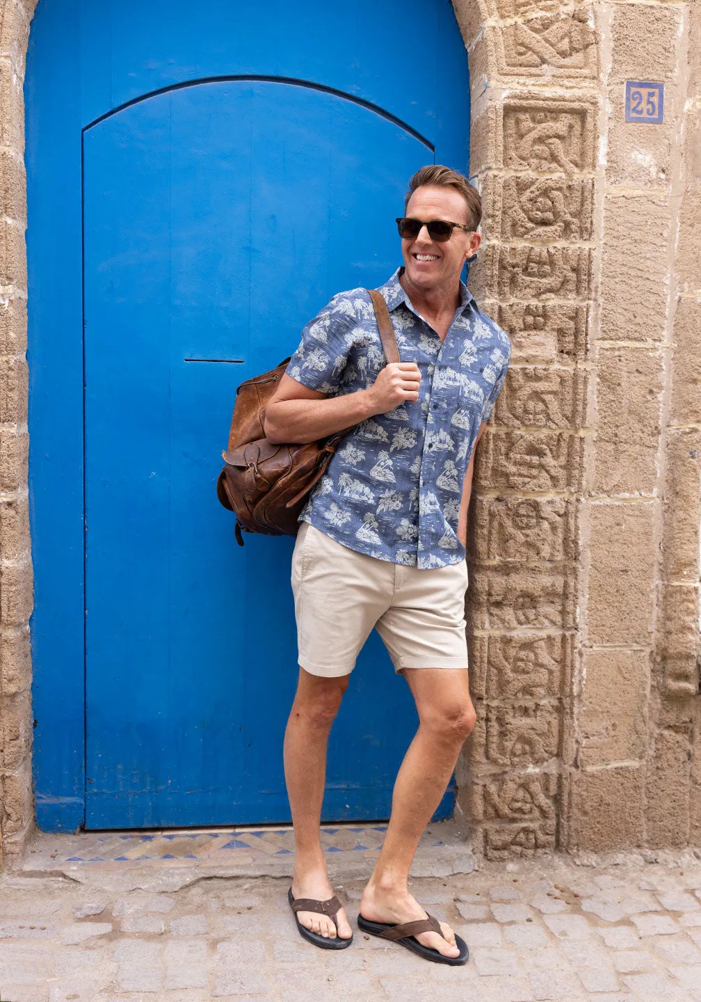 Work Shirt -Stretch Chambray with Airotec® Performance sold by Tailor Vintage