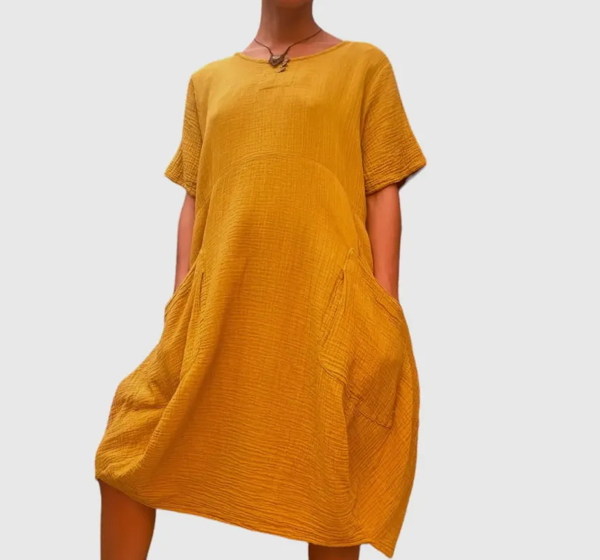 Double Gauze Organic Cotton Dress sold by Takara