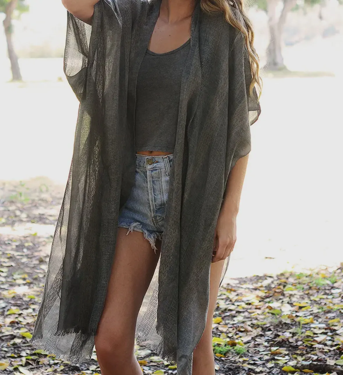 Longline Kimono sold by Takara