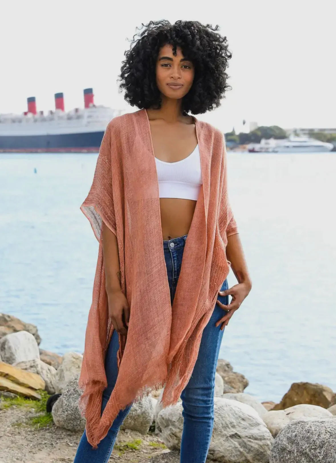 Longline Kimono sold by Takara product image thumbnail 2