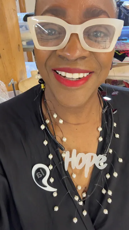 Hope Restored Necklace made by Takara