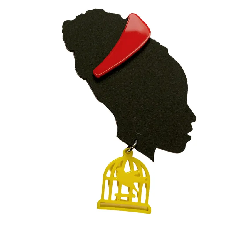 Amanda Gorman Brooch Pin made by Takara