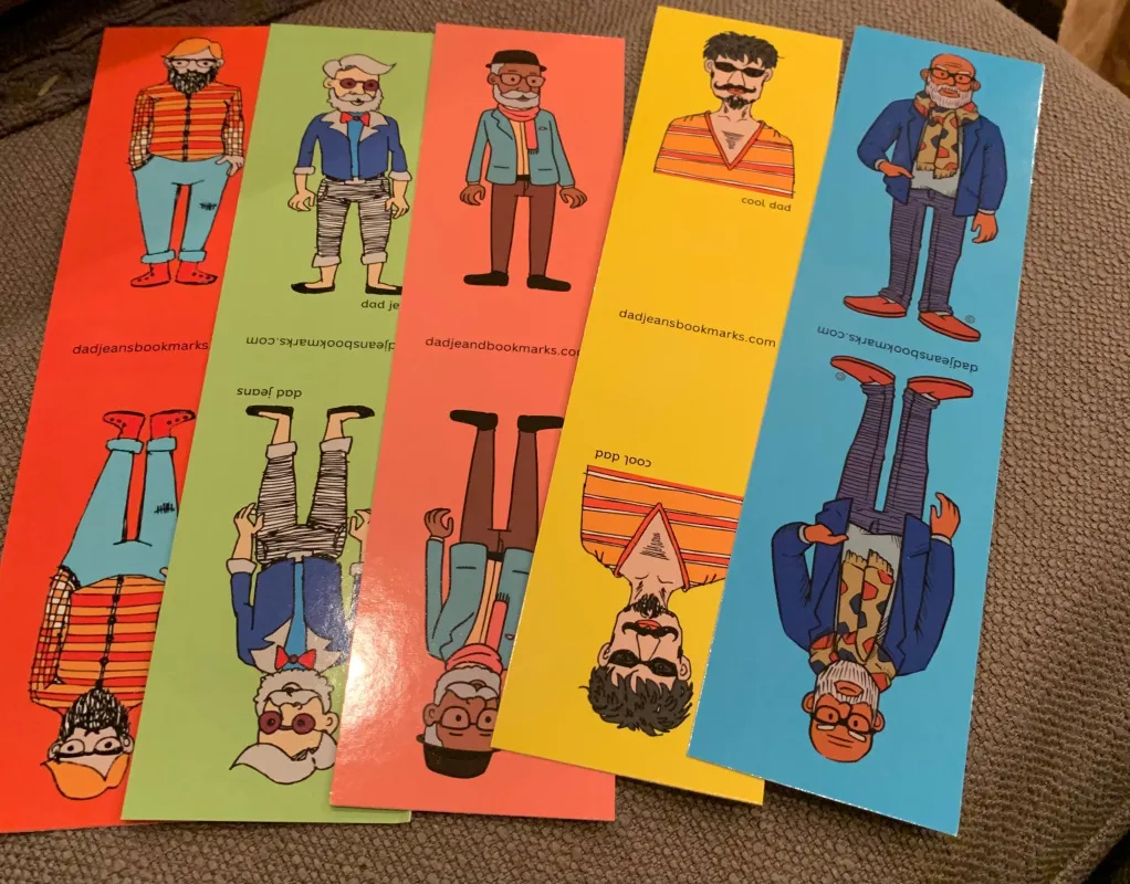 Dad Jeans Bookmarks sold by Takara