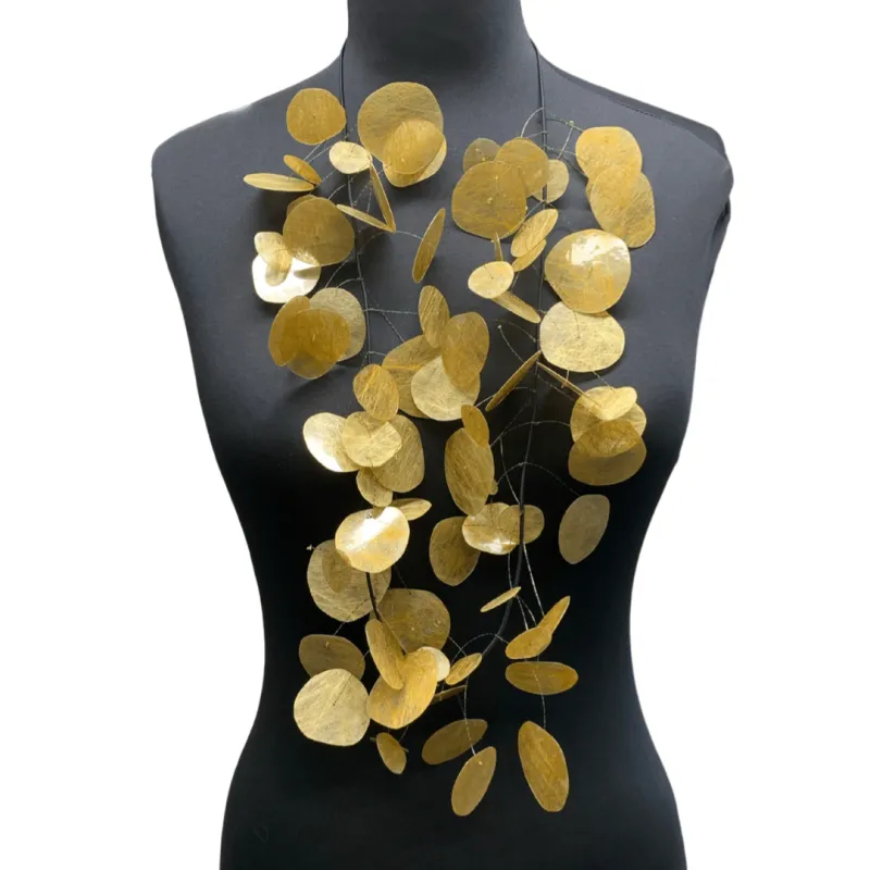 Golden Kinetics Necklace made by Takara