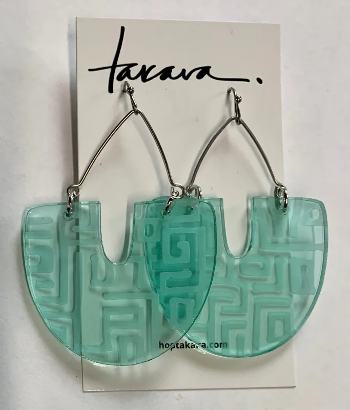 Ocean U Turn Earrings sold by Takara