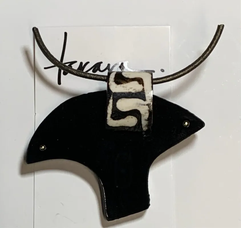 Antelope Mudbone Brooch made by Takara