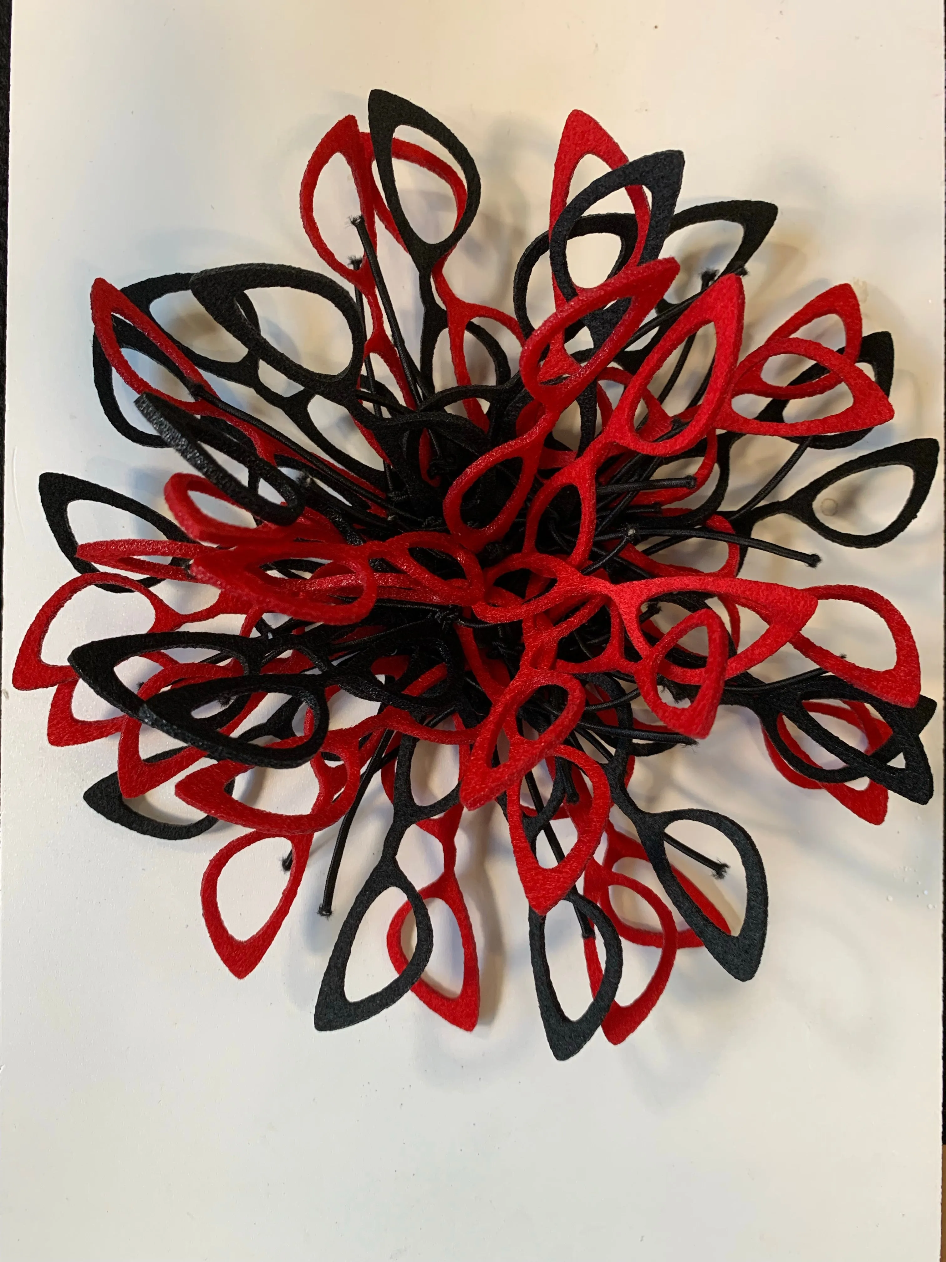 Red Felt Eyewear Brooch (Frames) sold by Takara product image thumbnail 2