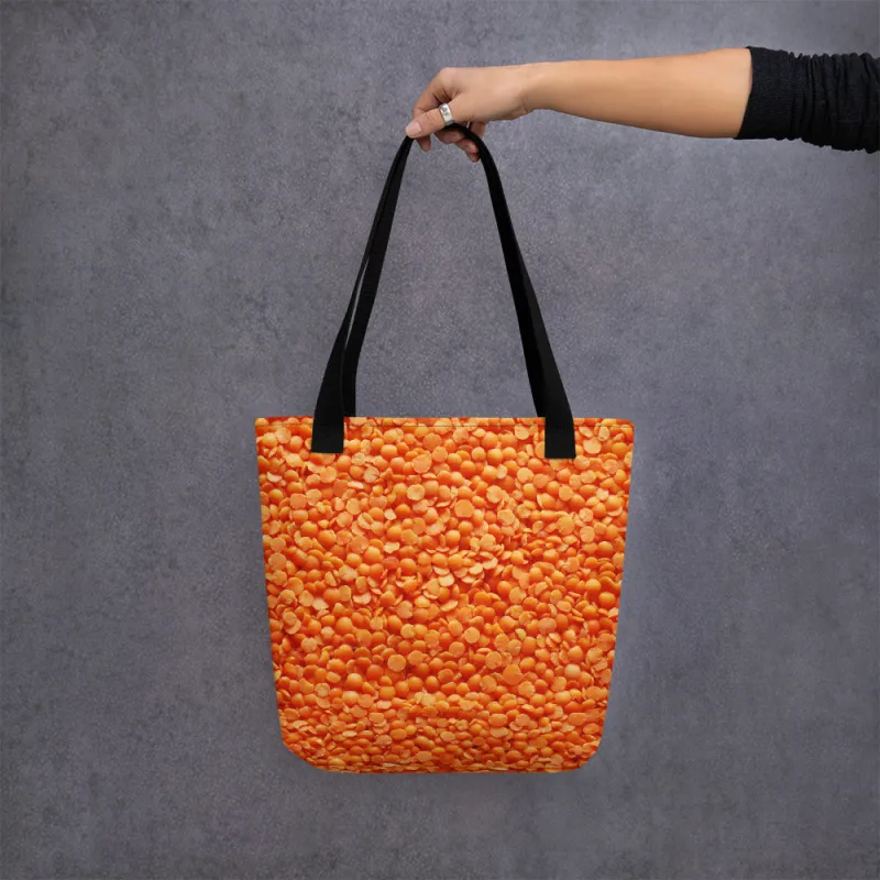 Beans Orange Split Pea Tote sold by Takara