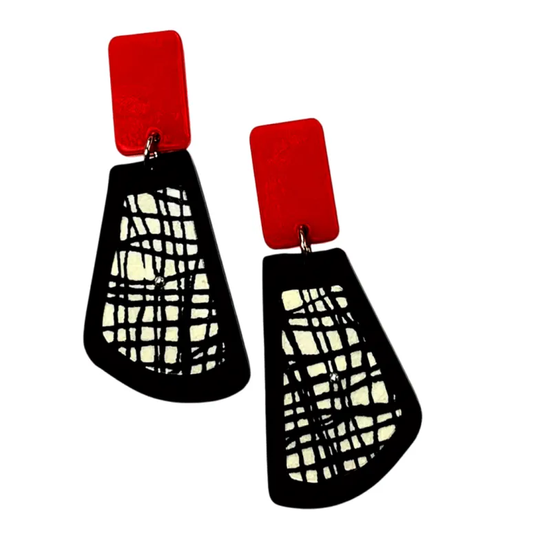 ABSTRACT EARRINGS 7210 sold by Takara