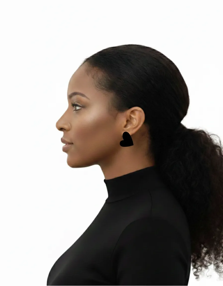Heart Earrings sold by Takara product image thumbnail 3