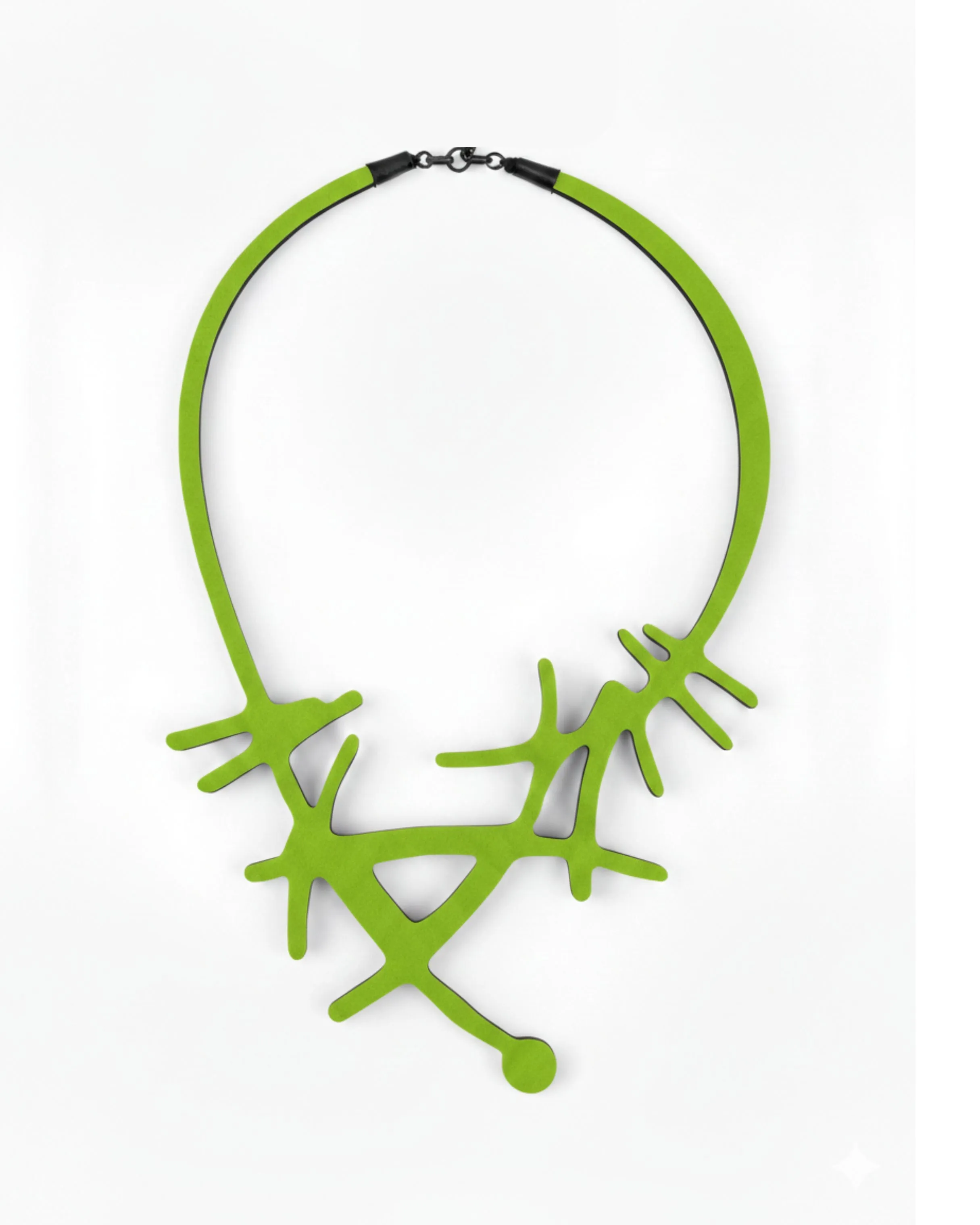 Eco Felt Abstract Bib Necklace sold by Takara product image thumbnail 3