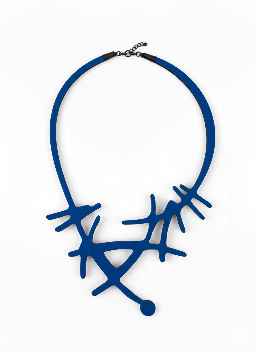 Eco Felt Abstract Bib Necklace sold by Takara product image thumbnail 2