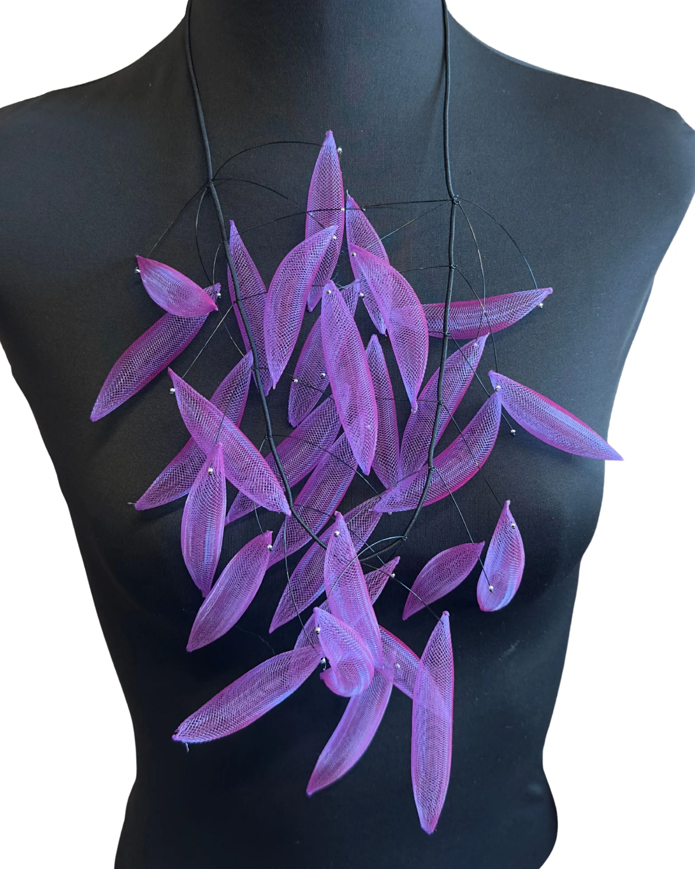 Aero Violet Kinetic Necklace sold by Takara