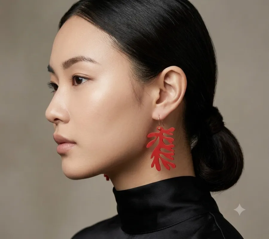 Matisse dangle earrings made by Takara