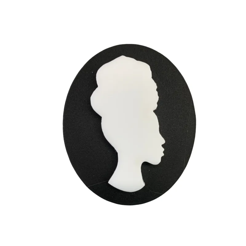 Cameo Crown Act Brooch made by Takara