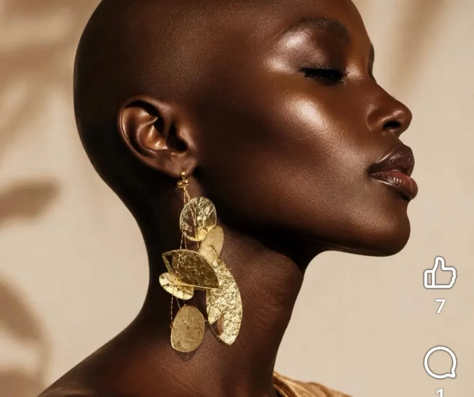 Golden Hour Earrings made by Takara