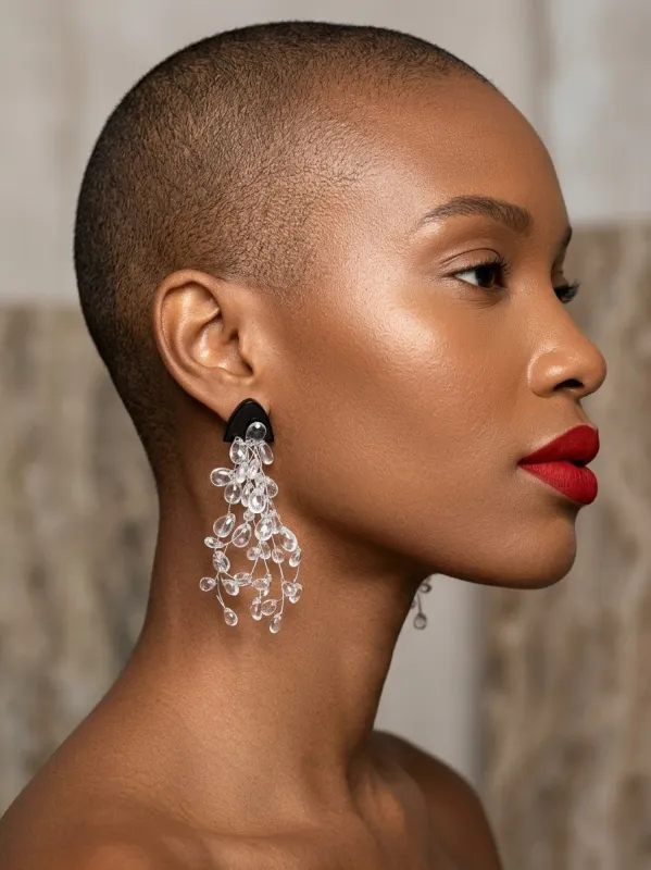 Dew Drop Earrings made by Takara