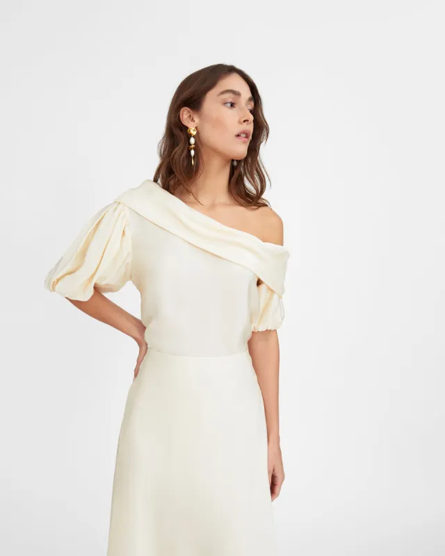 Satin Georgia Top made by Tanya Taylor