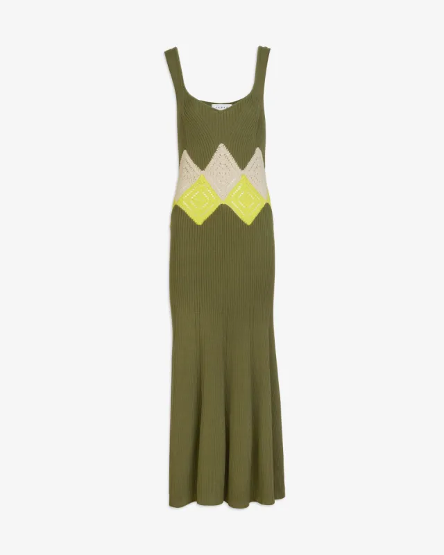 Kaomi Knit Dress made by Tanya Taylor