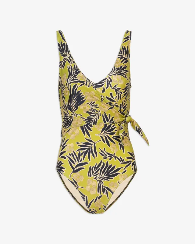 Kelly Wrap One-Piece made by Tanya Taylor