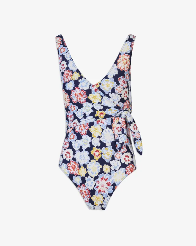 Kelly Wrap One-Piece made by Tanya Taylor