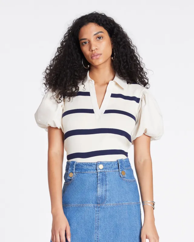 Striped Tory Top made by Tanya Taylor