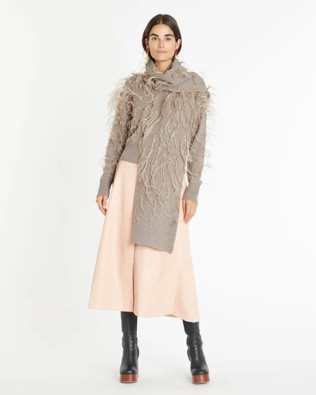 Fae Knit Scarf sold by Tanya Taylor