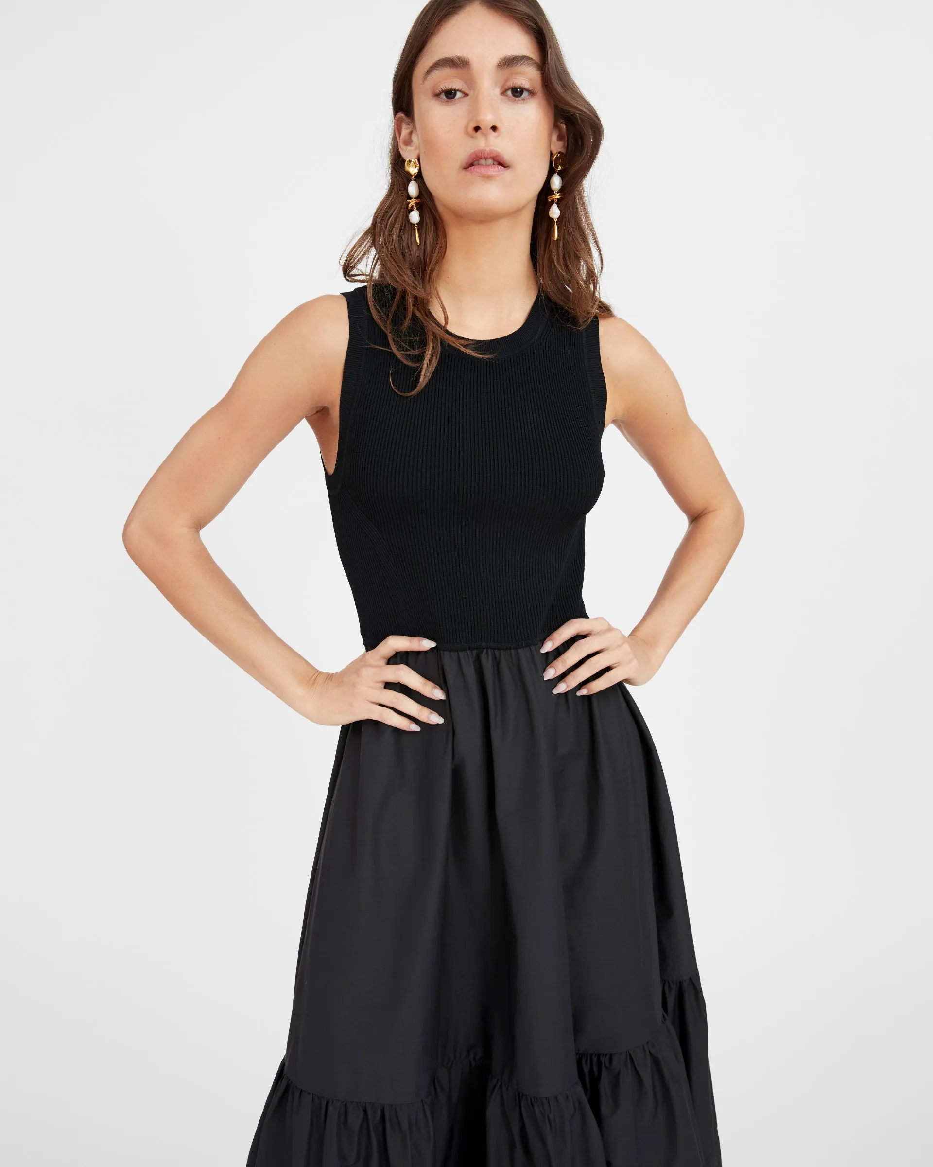 Crew Neck Josephina Dress sold by Tanya Taylor product image thumbnail 4