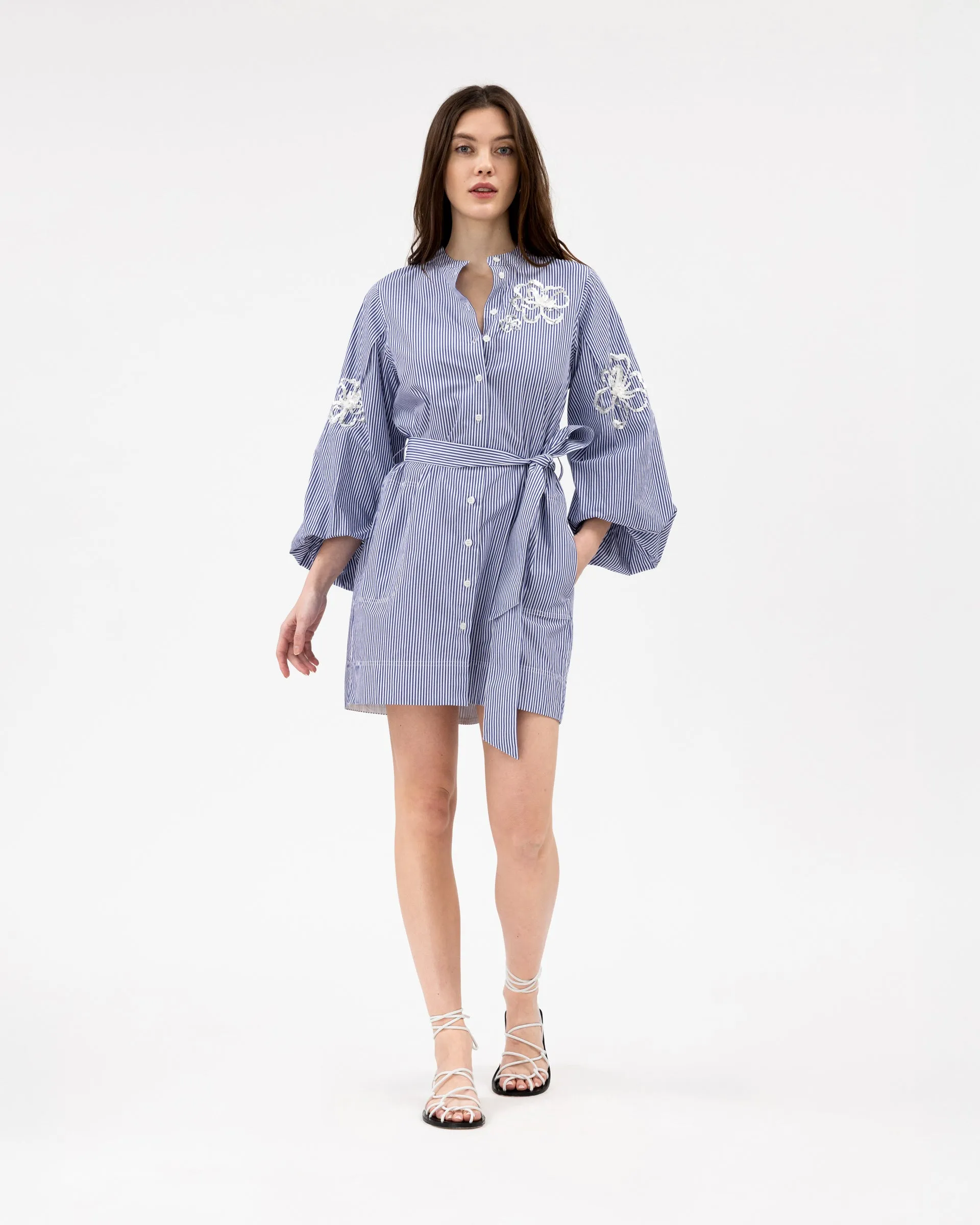 Madelyn Stripe Dress sold by Tanya Taylor product image thumbnail 2