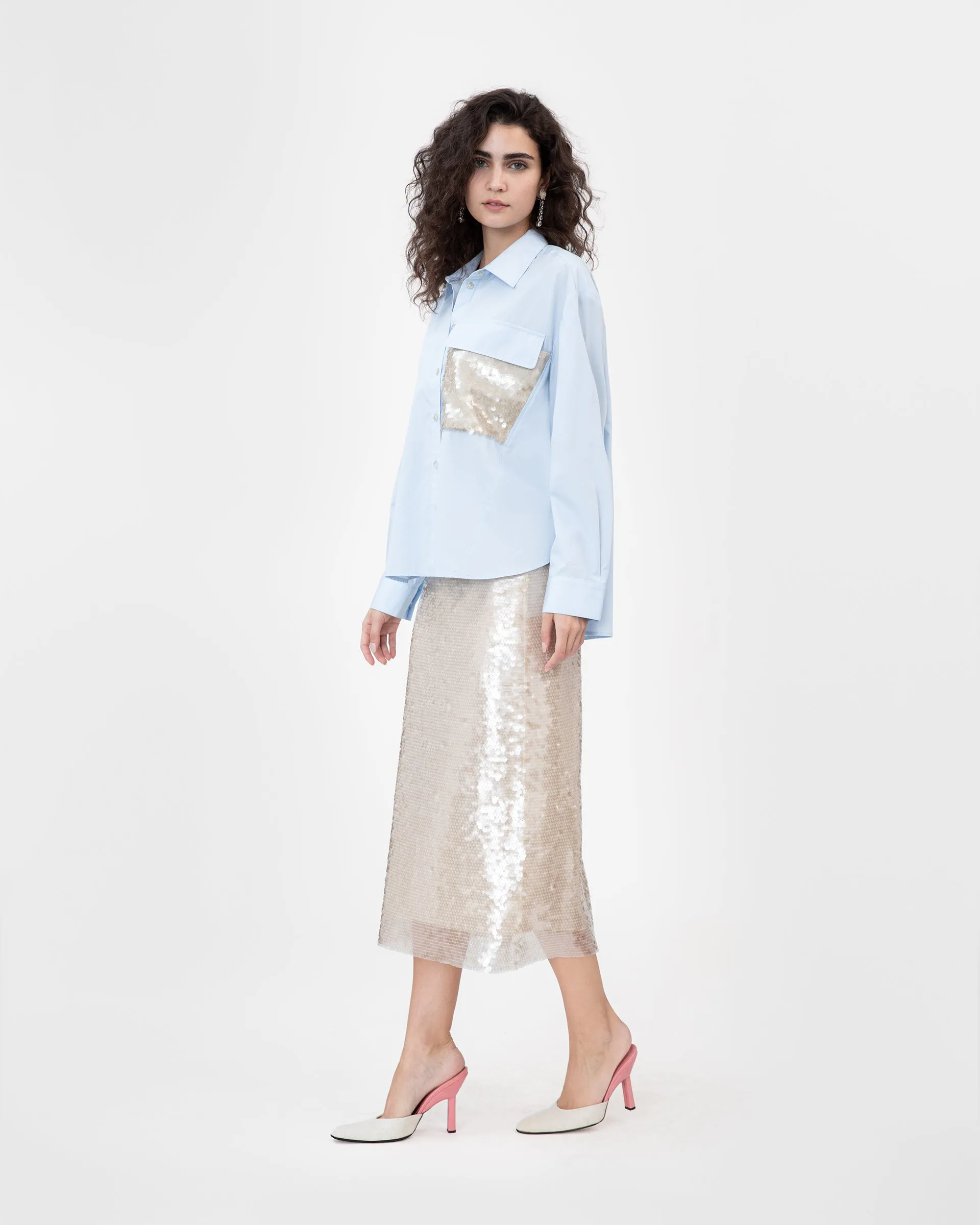 Topher Sequin Top sold by Tanya Taylor product image thumbnail 4