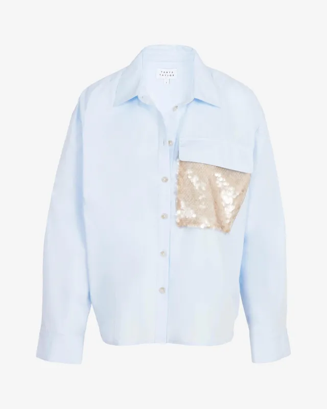 Topher Sequin Top sold by Tanya Taylor