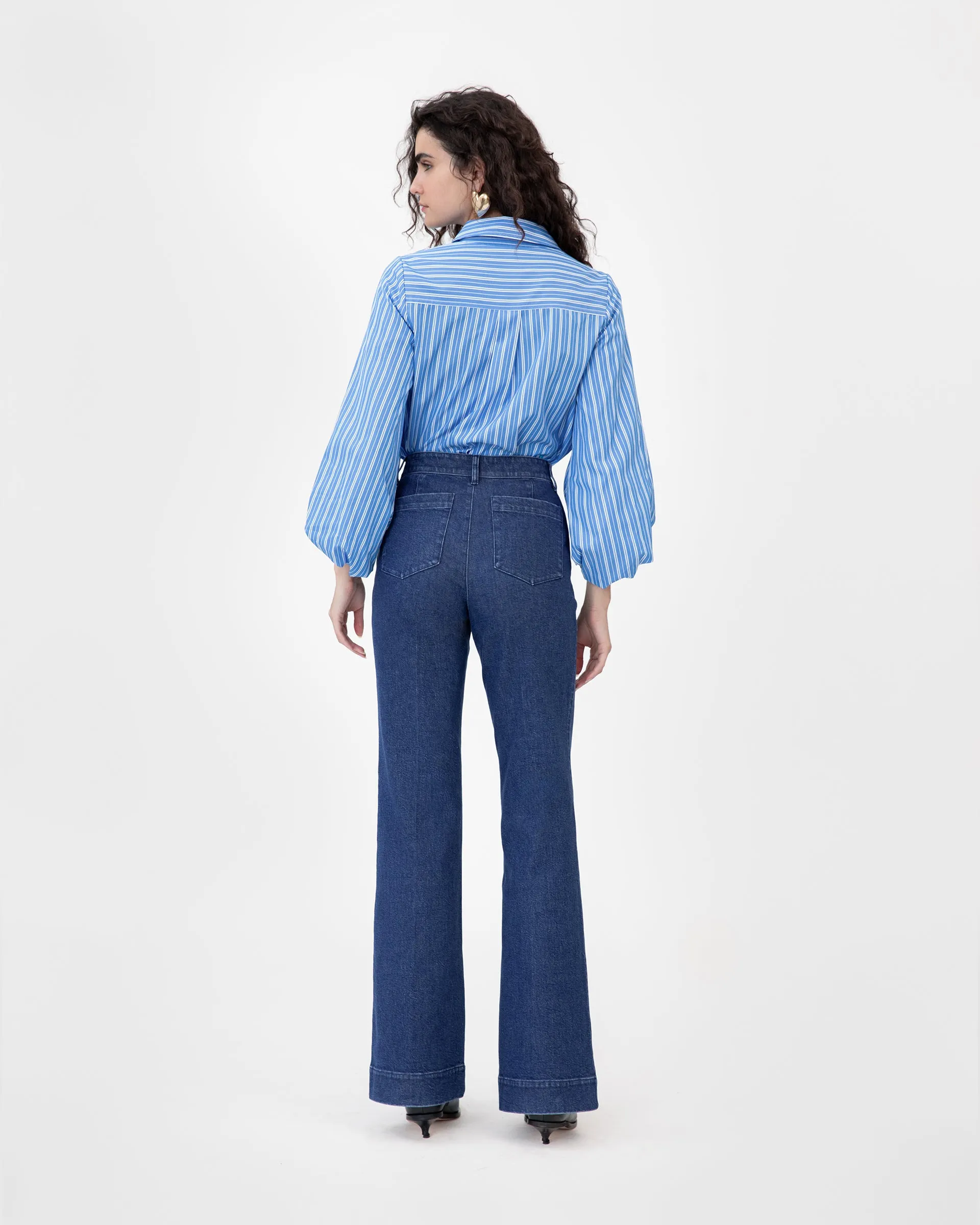 Marina Stripe Top sold by Tanya Taylor product image thumbnail 5