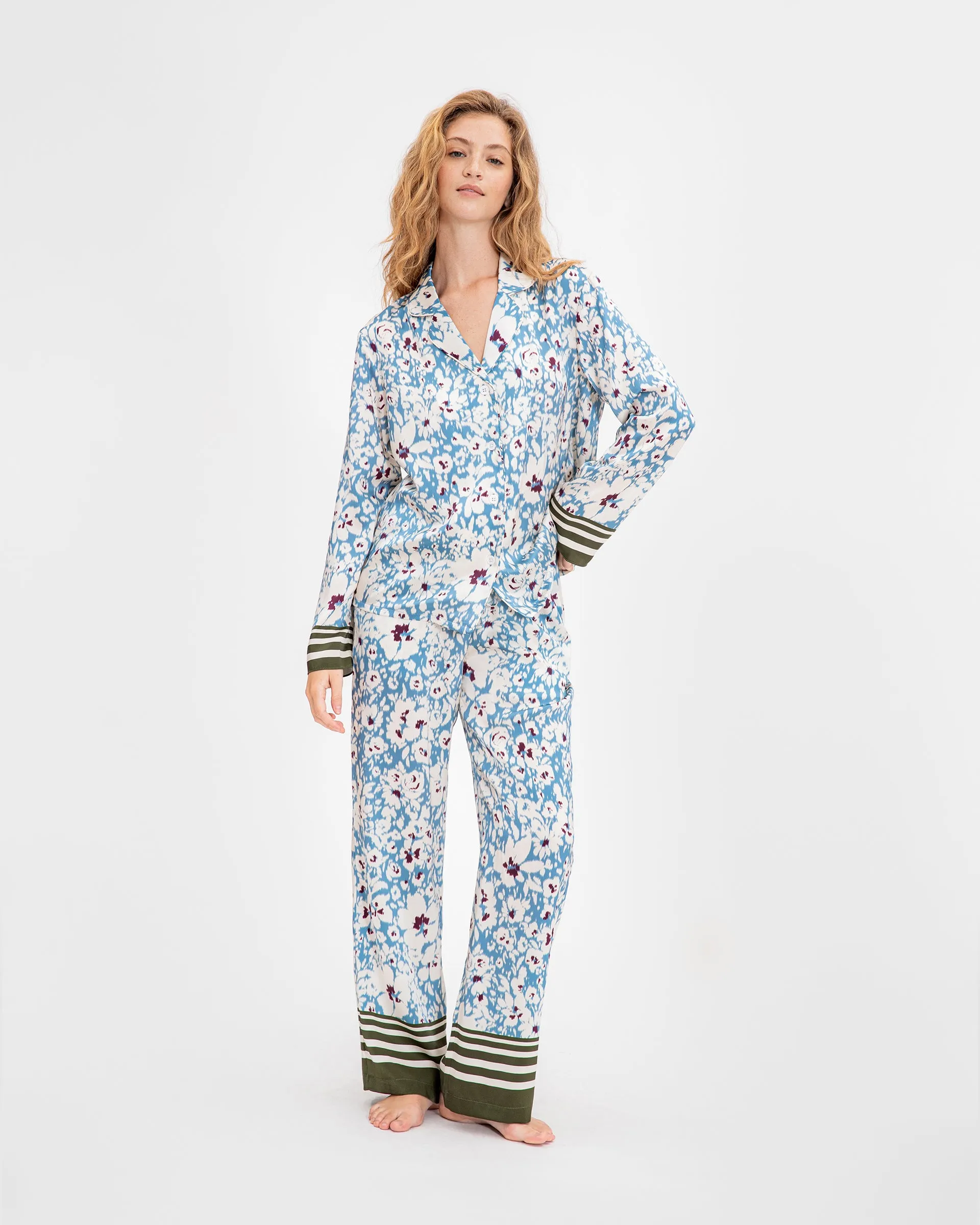 Silk Pajama Set sold by Tanya Taylor