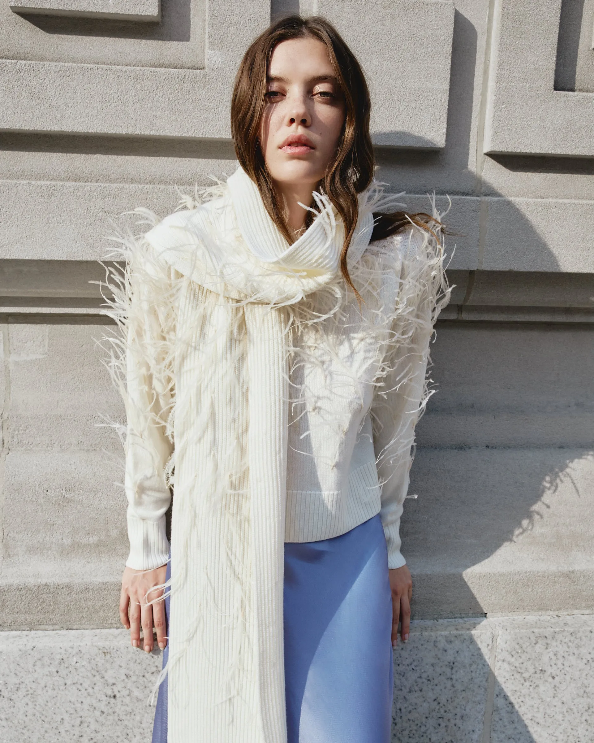 Fae Knit Scarf sold by Tanya Taylor product image thumbnail 3