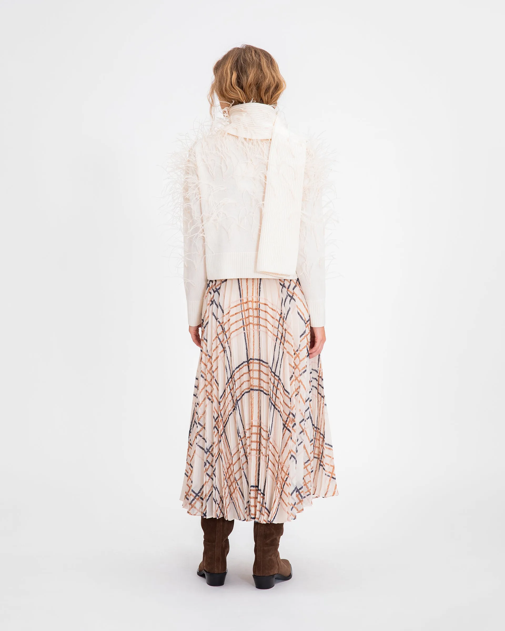 Fae Knit Scarf sold by Tanya Taylor product image thumbnail 5