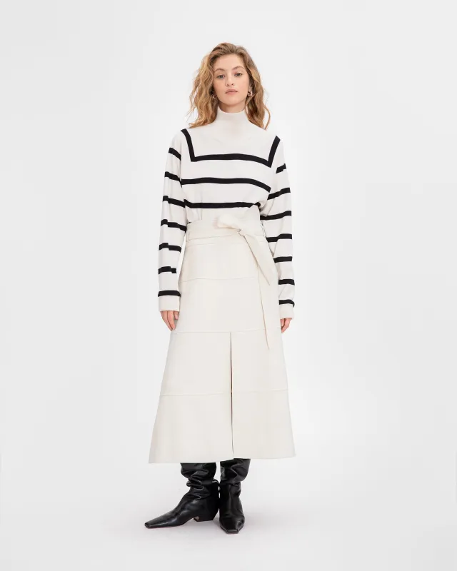 Wool Hudson Skirt sold by Tanya Taylor