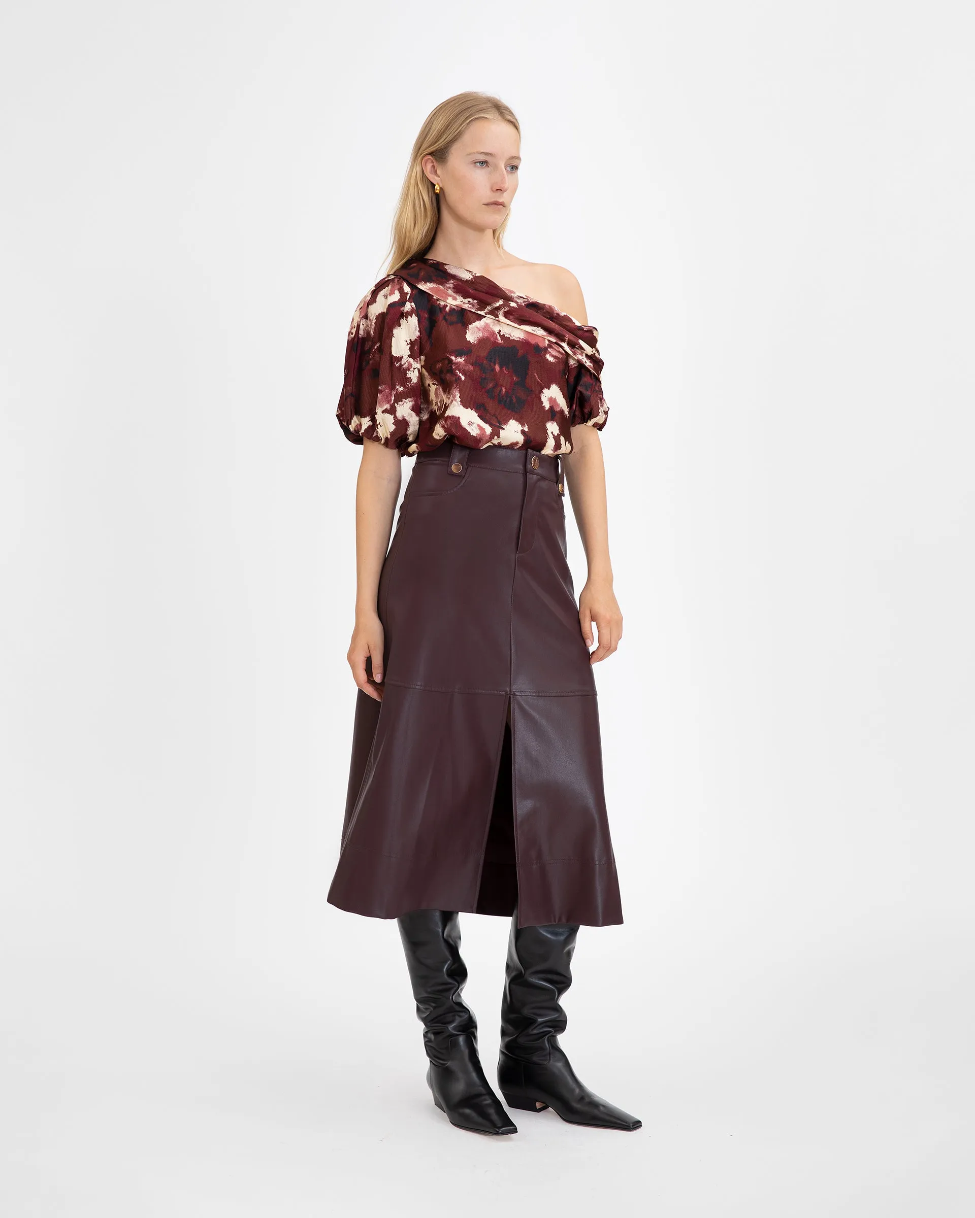 Satin Georgia Top sold by Tanya Taylor product image thumbnail 4