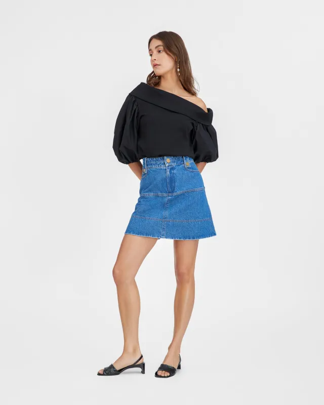 Short Hudie Skirt sold by Tanya Taylor