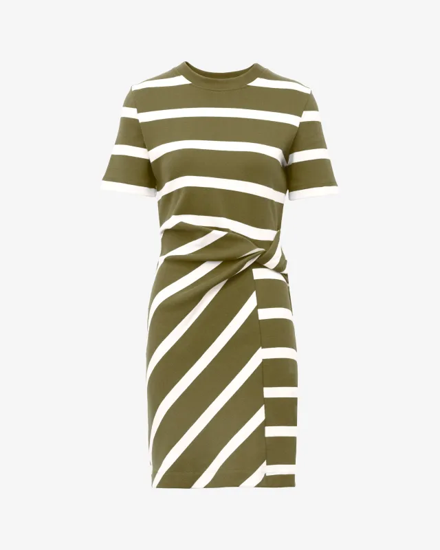 Short Striped Cody Dress made by Tanya Taylor