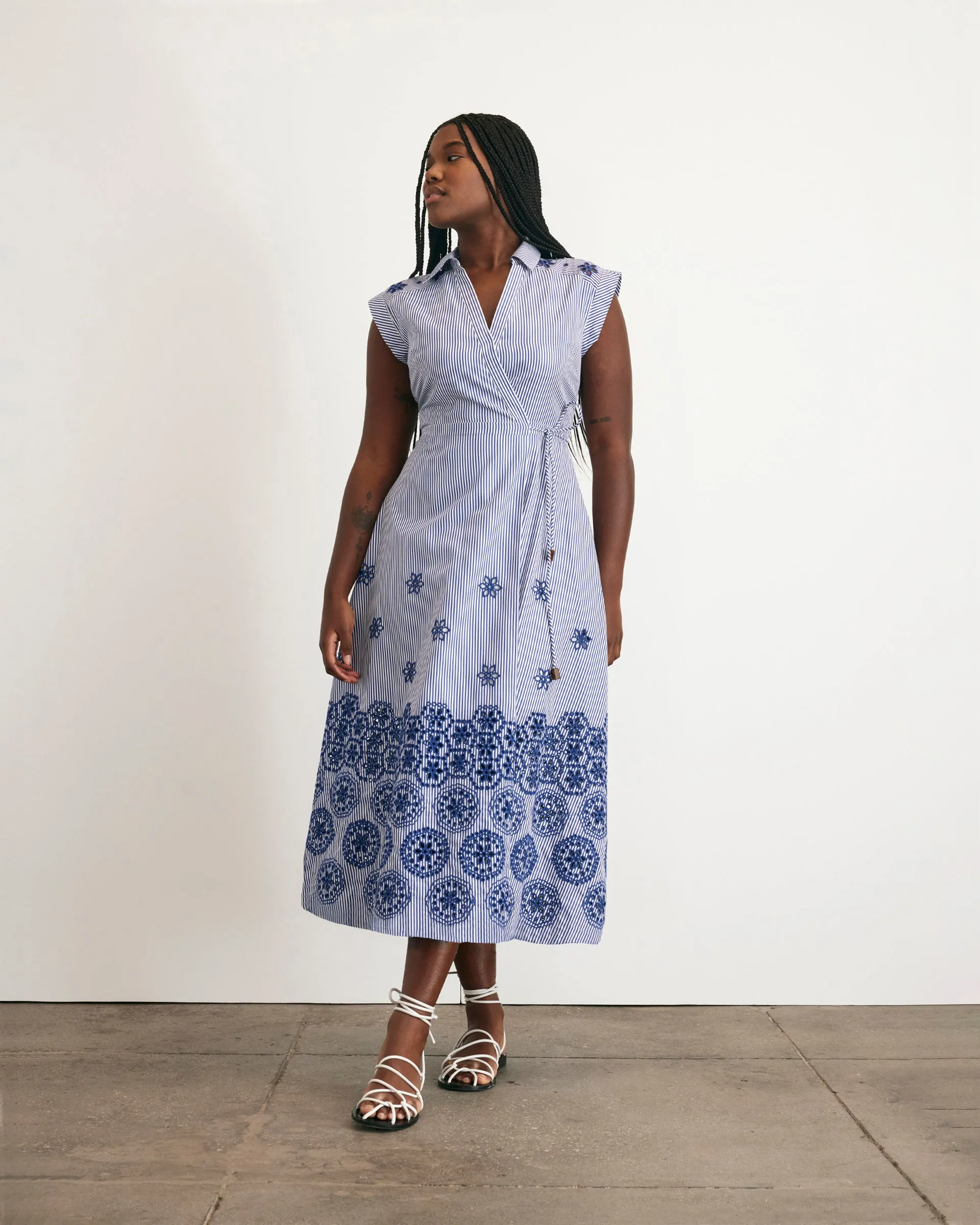 Midi Shivon Dress sold by Tanya Taylor product image thumbnail 4