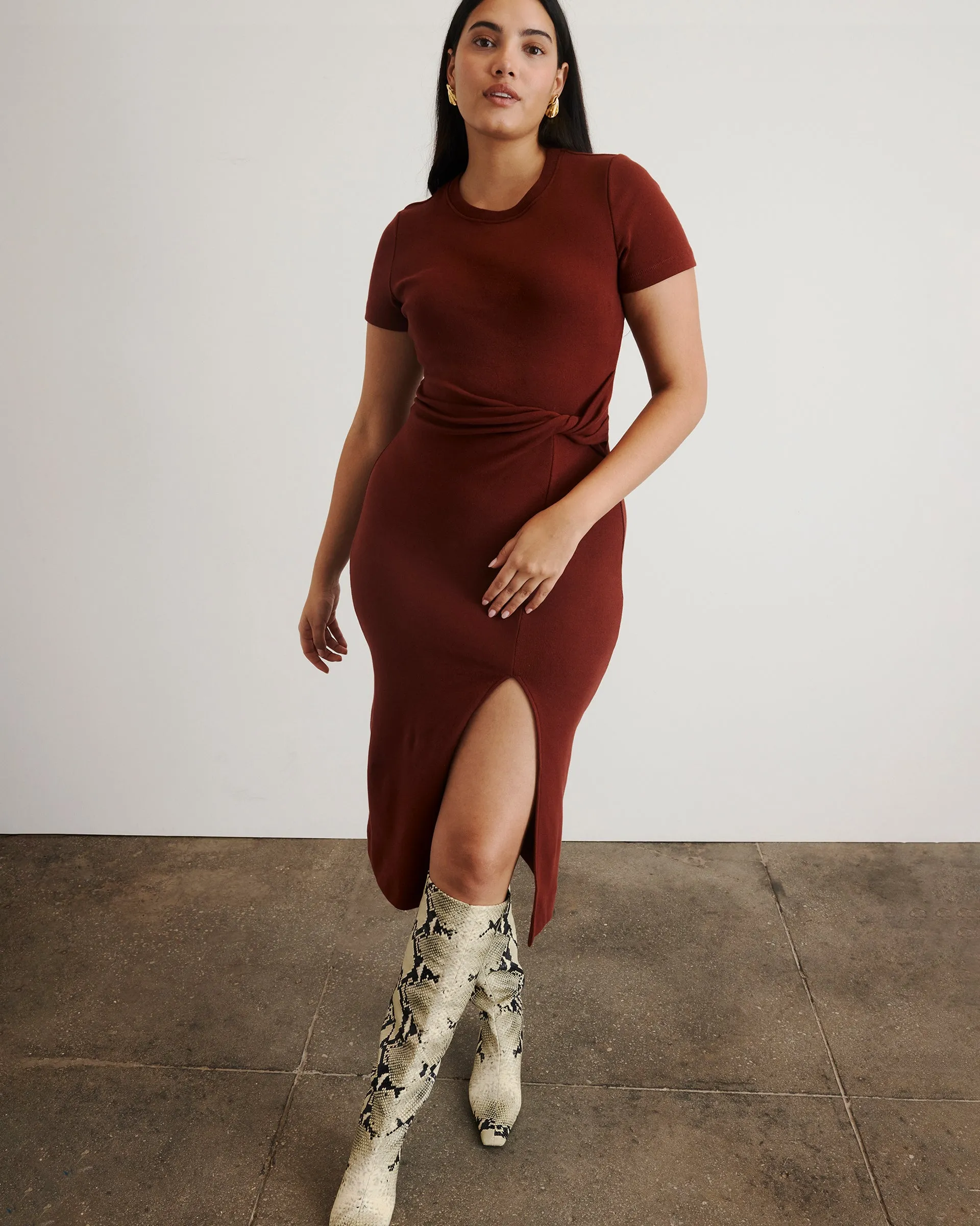 Short Sleeve Cody Dress sold by Tanya Taylor product image thumbnail 4