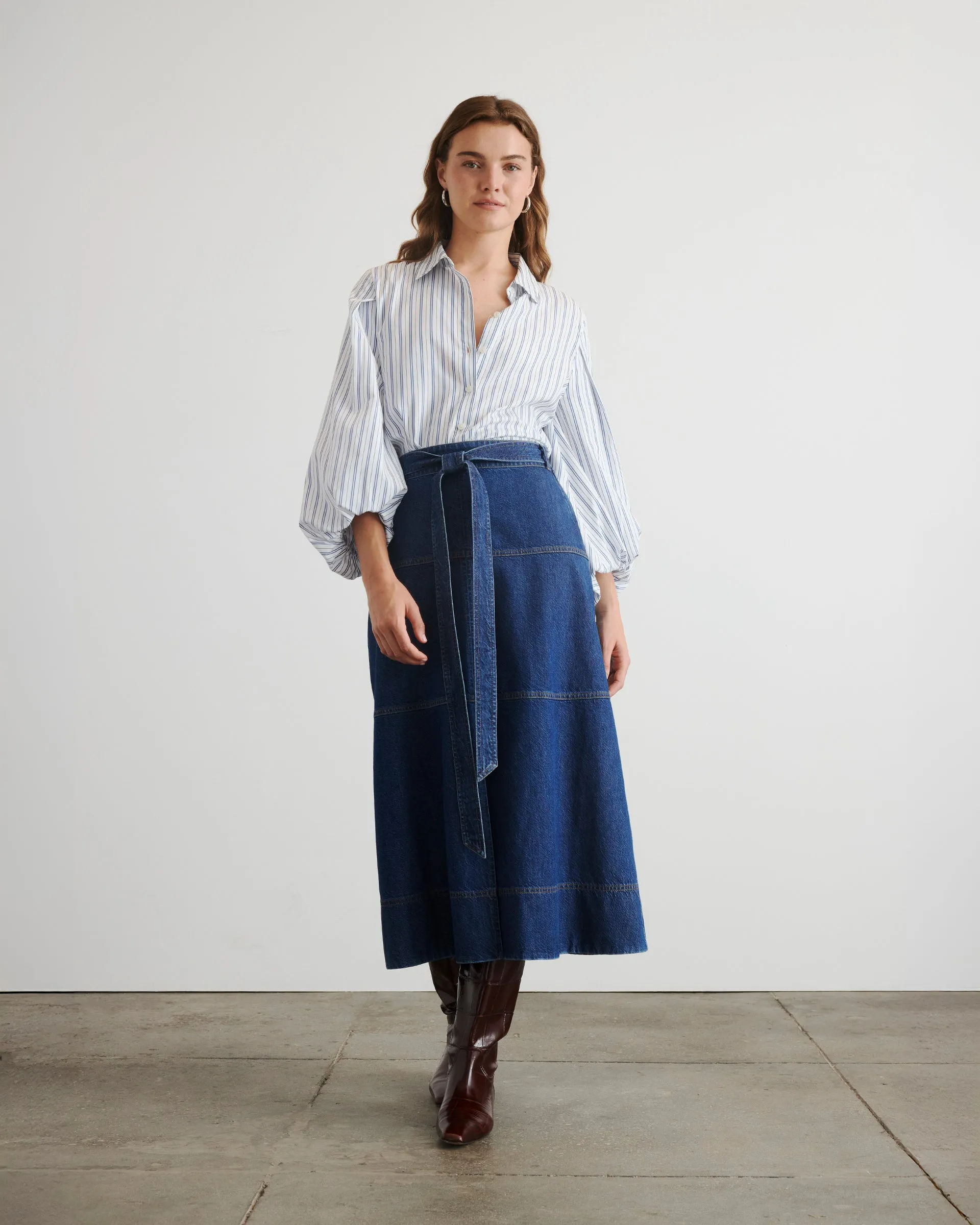 Marina Stripe Top sold by Tanya Taylor product image thumbnail 2