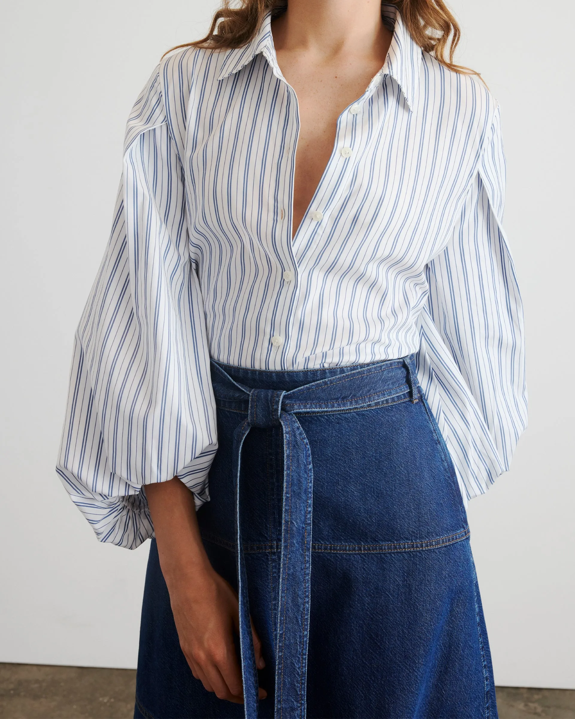 Marina Stripe Top sold by Tanya Taylor