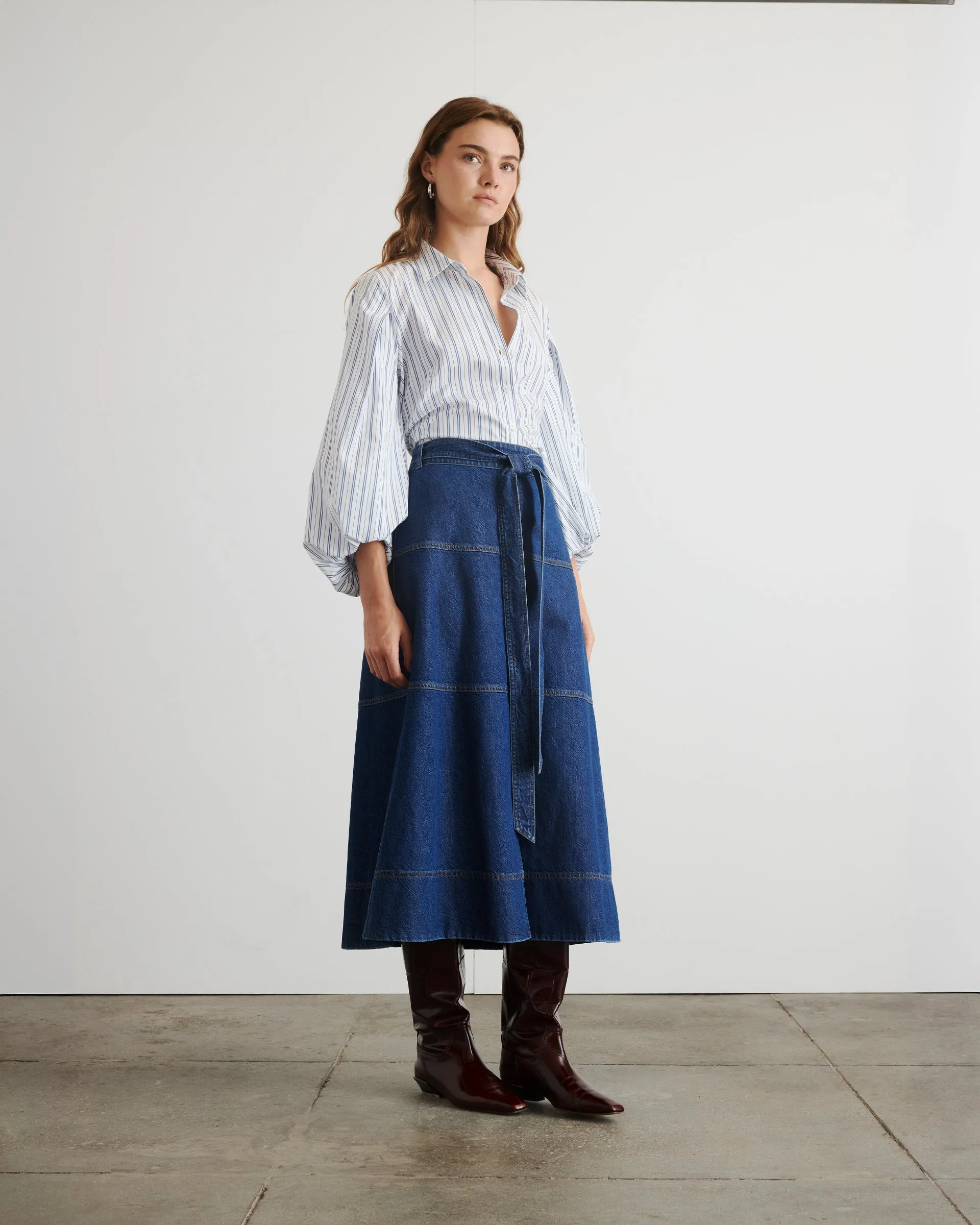 Marina Stripe Top sold by Tanya Taylor product image thumbnail 3