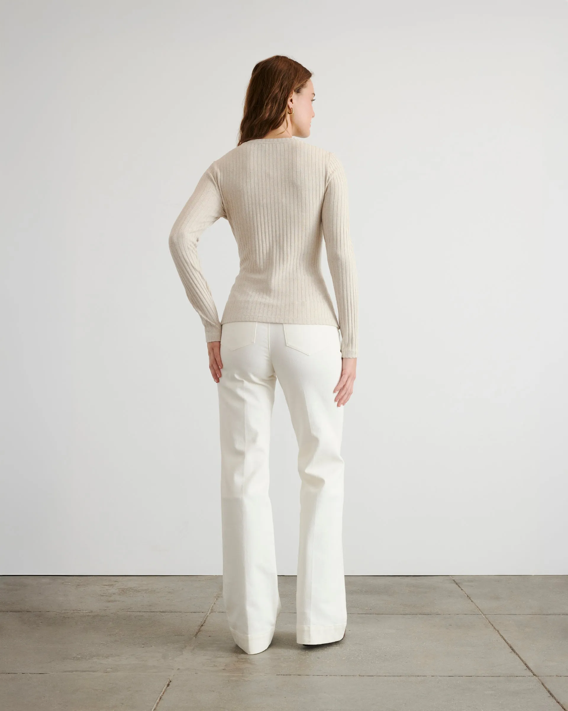 Long Sleeve Kelsey Top sold by Tanya Taylor product image thumbnail 4
