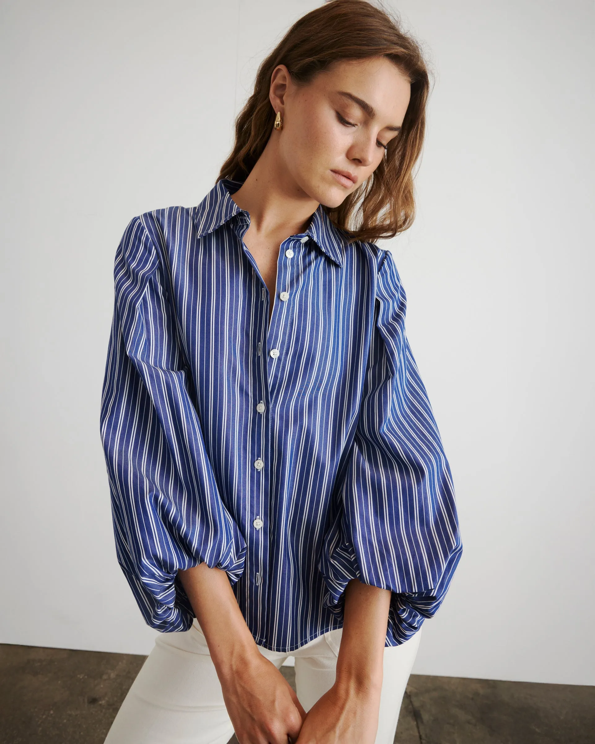 Marina Stripe Top sold by Tanya Taylor product image thumbnail 4