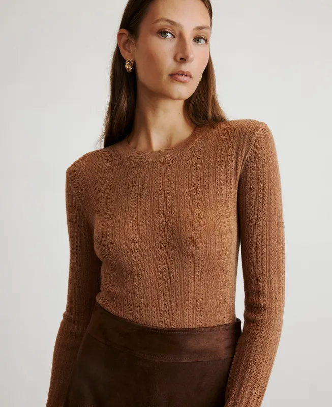 Crew Neck Kayden Knit made by Tanya Taylor