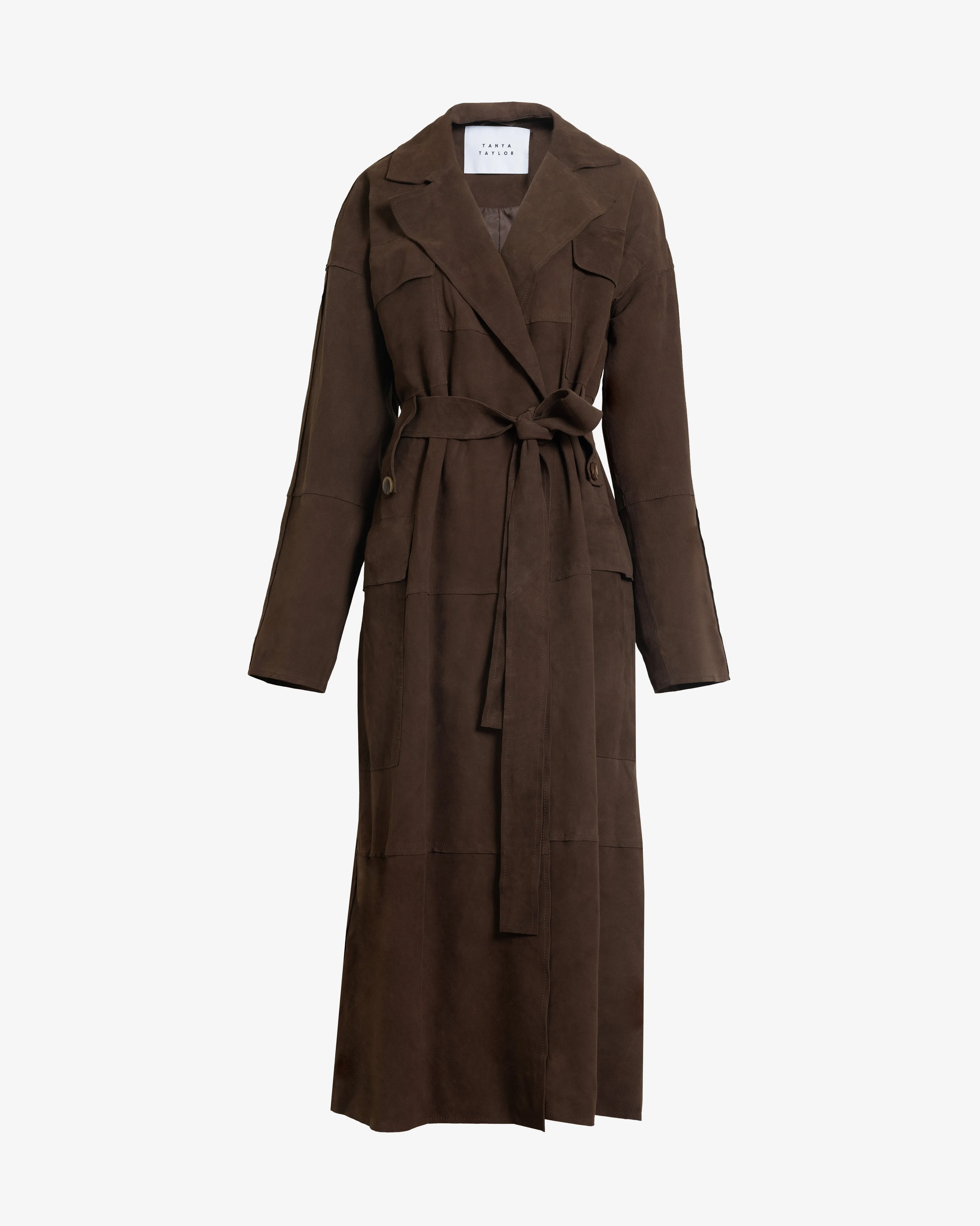 Suede Clayton Coat sold by Tanya Taylor product image thumbnail 5