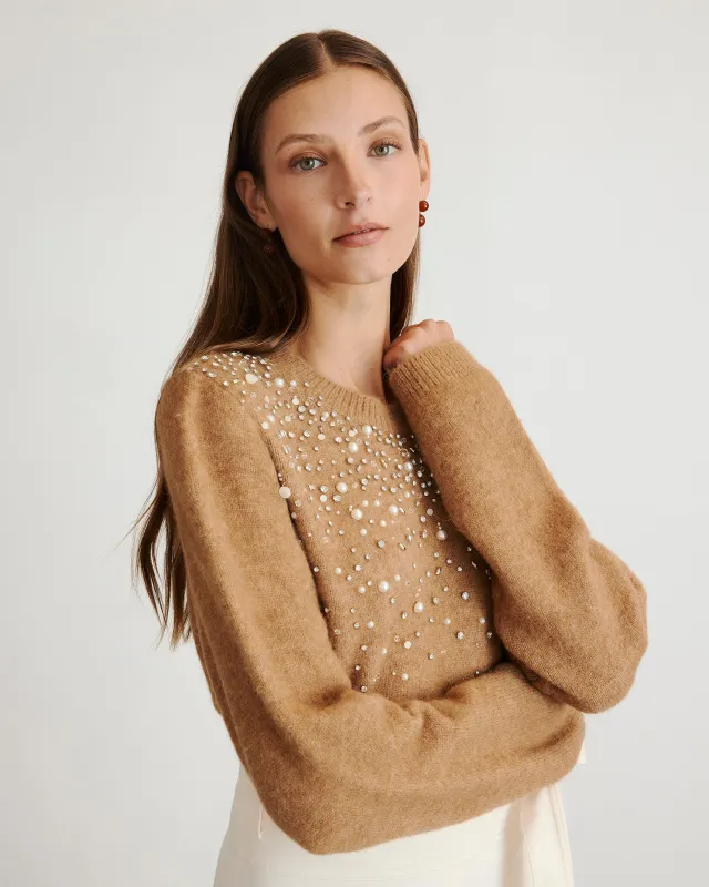 Lexia Embellished Sweater sold by Tanya Taylor